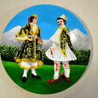 Pjatë dekorative veshje Gjirokaster - Figura 2