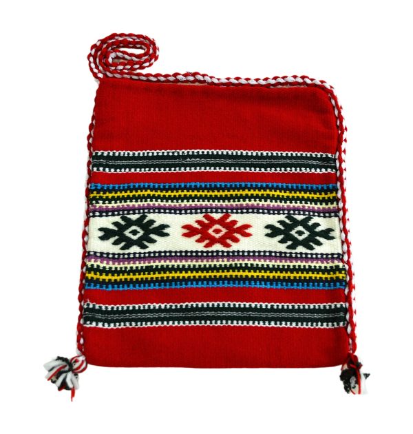 Torbë artizanale e kuqe