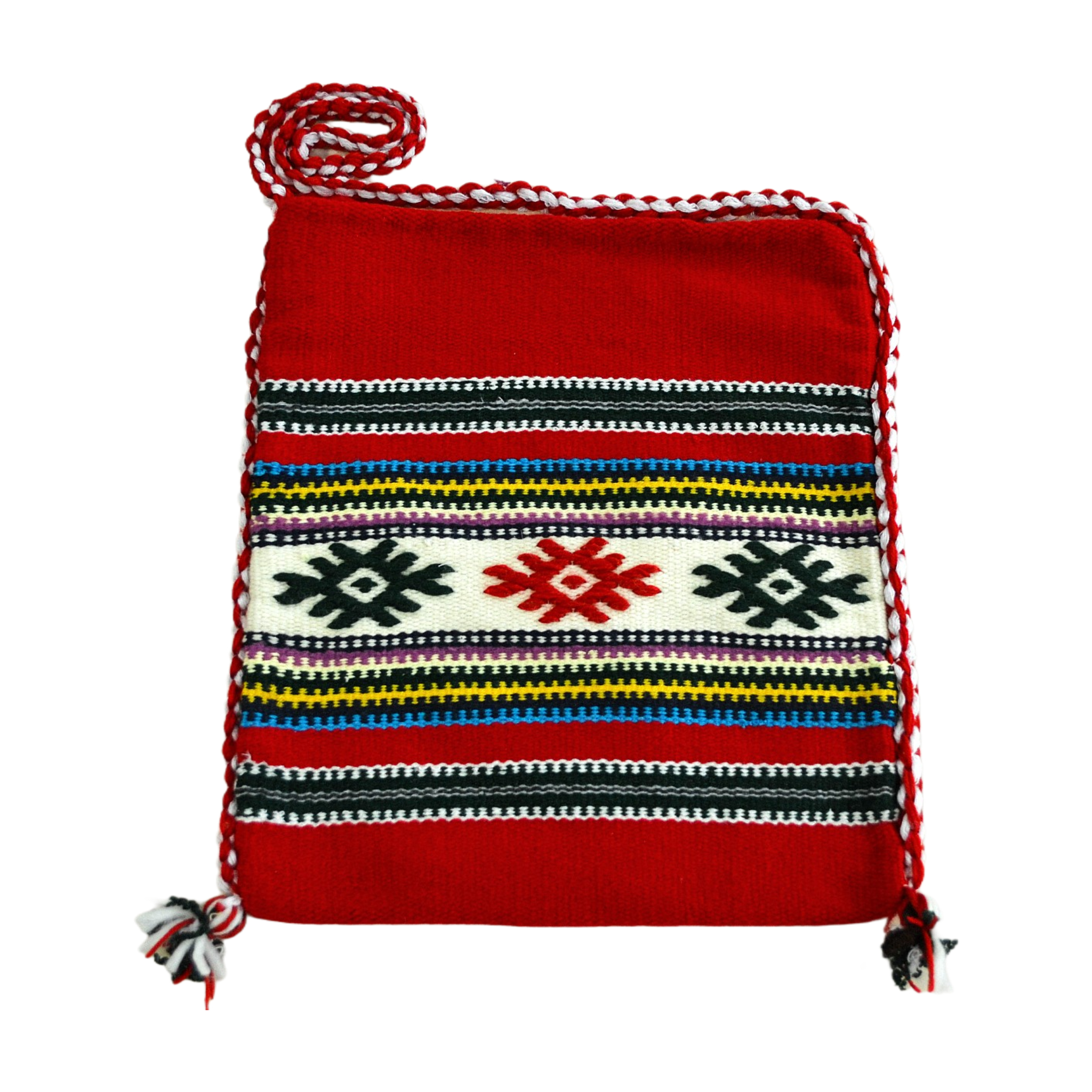 Torbë artizanale e kuqe