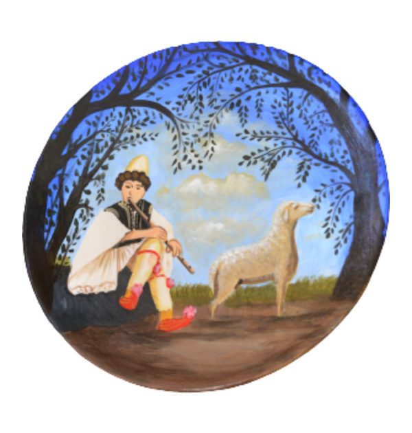 Pjatë qeramike (Bariu dhe fyelli)