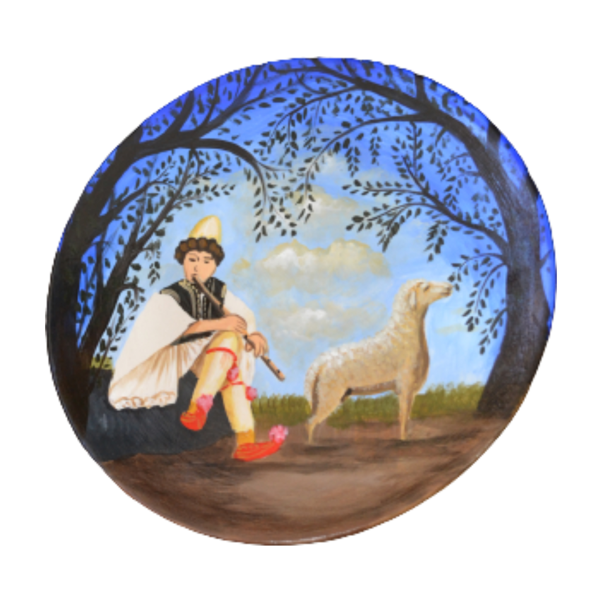 Pjatë qeramike (Bariu dhe fyelli)