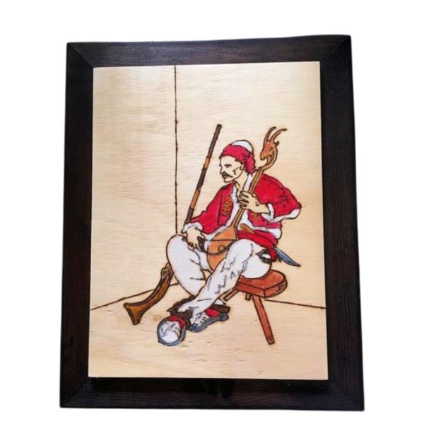 Pikturë druri - lahuta