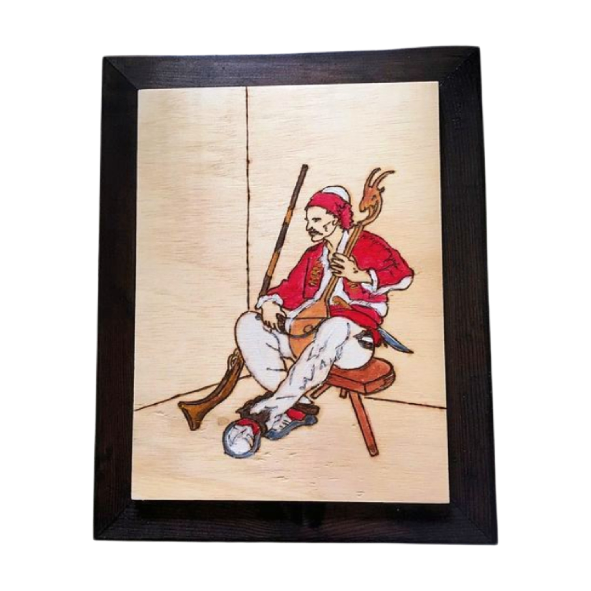 Pikturë druri - lahuta