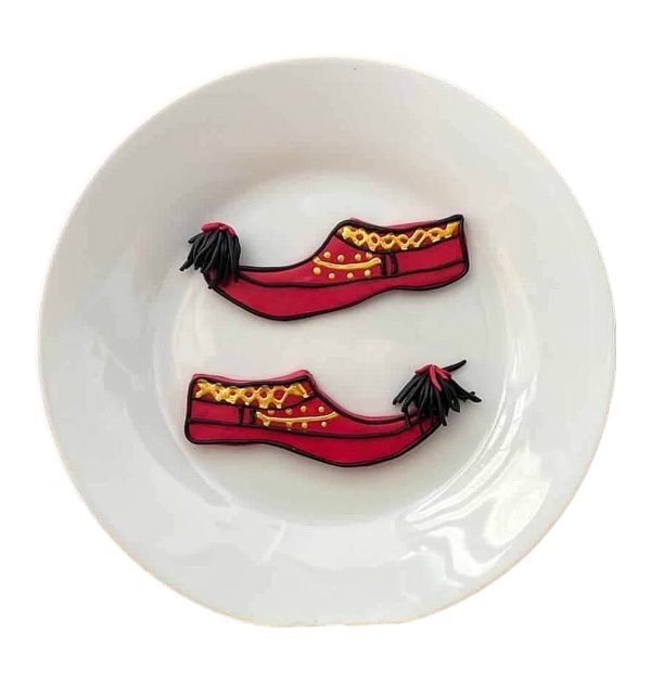 Pjatë qeramike (Me dy opinga)