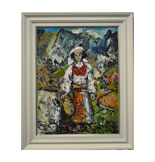 Gruaja me shtamë uji