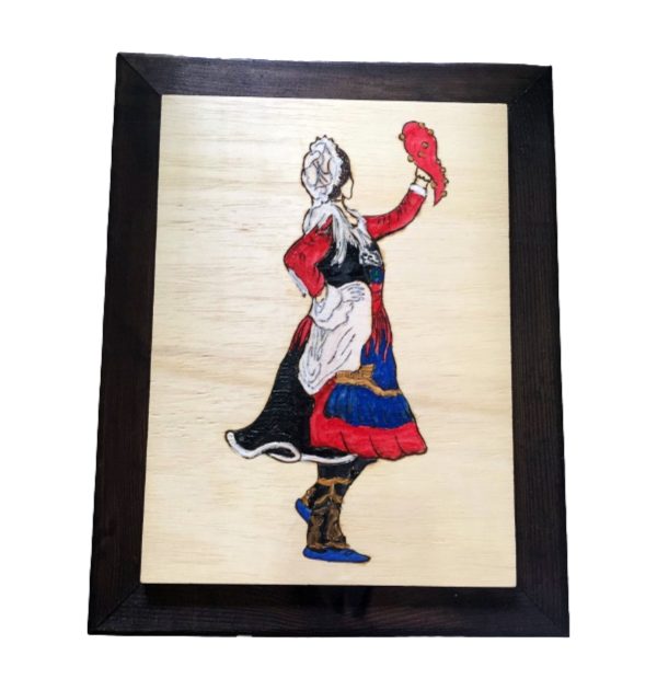 Wood painting (northern dress)