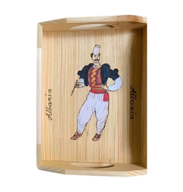 Wooden tray (Tirana's clothing)