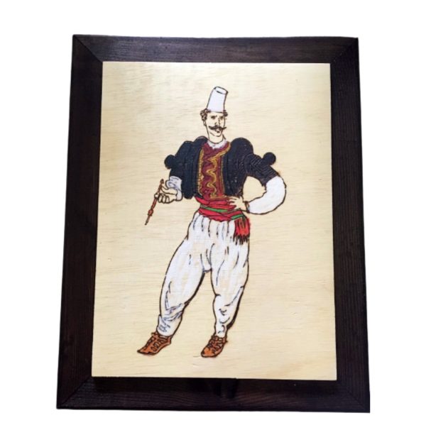 Wood painting (Tirana clothing)