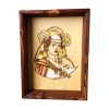 Wooden tray (Girl from Mirdita)