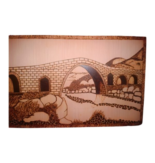 Wood painting (Mesi Bridge, Shkodra)