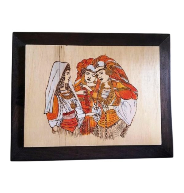 Wood painting (northern dress)
