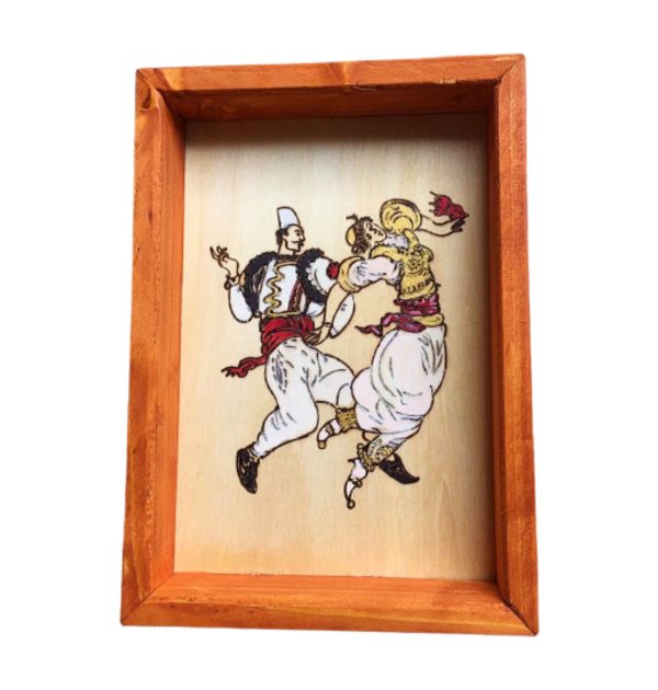 Wooden tray (Central Albania clothing)